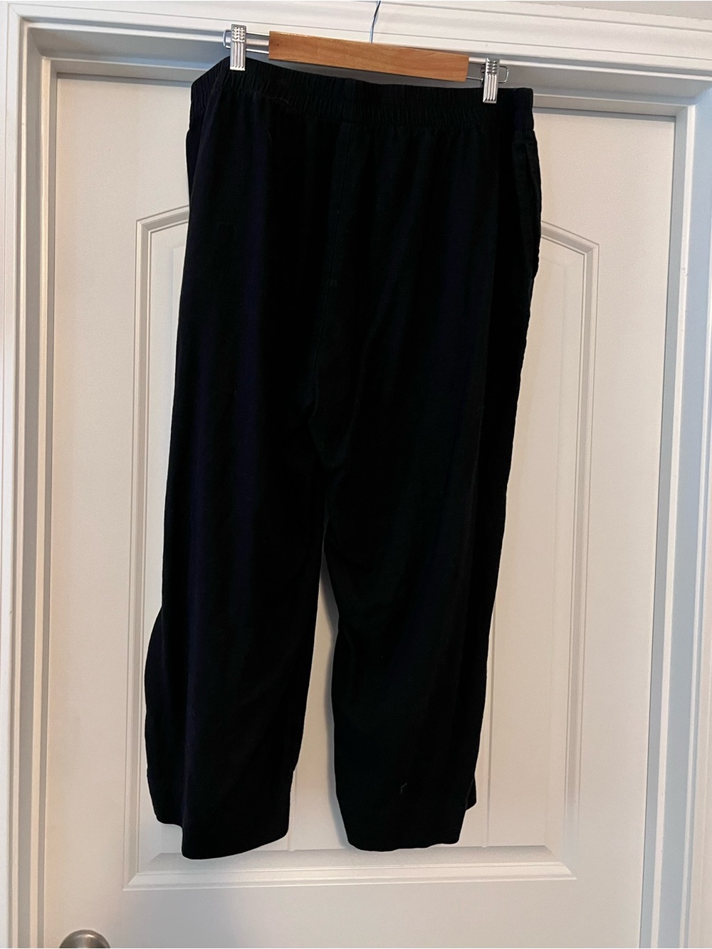 Old Navy Black Straight-Leg Pull-On Pants - Picture 2 of 3